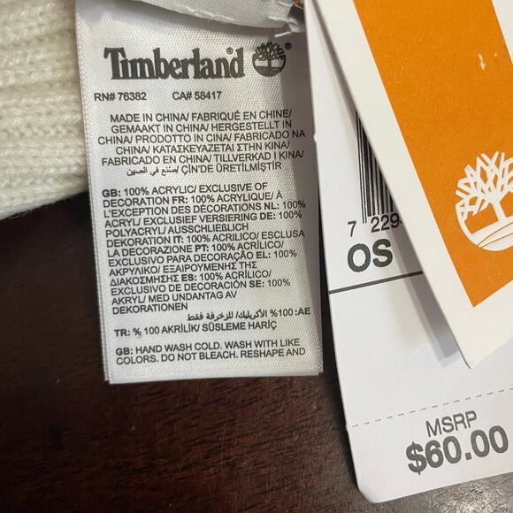 Timberland Scarf Buffalo Plaid Fall - Picture 3 of 5